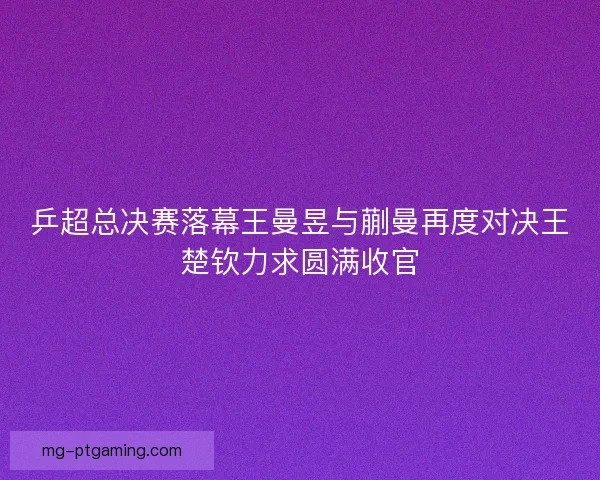 乒超总决赛落幕王曼昱与蒯曼再度对决王楚钦力求圆满收官